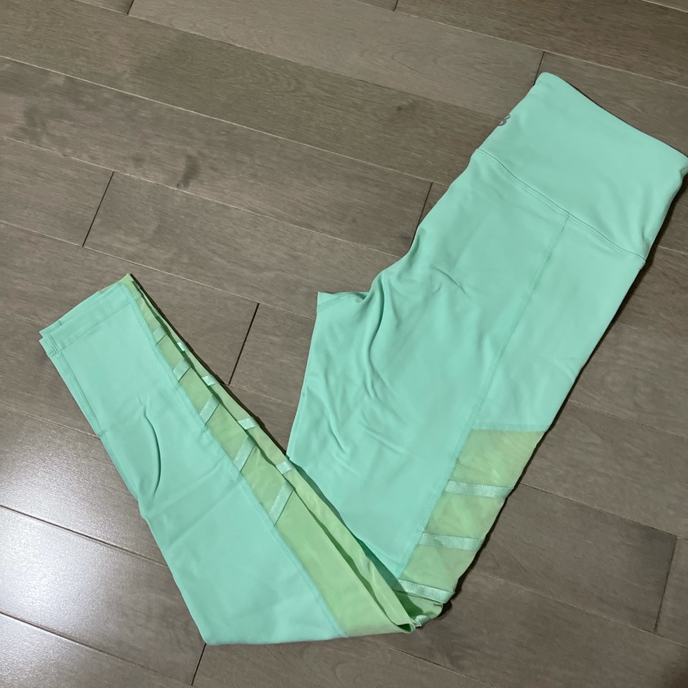 buff bunny collection mint pants with mesh